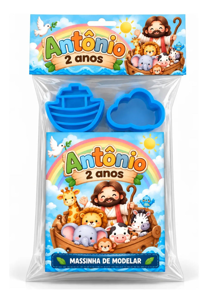 Kit 10 Massinhas Personalizadas Abelhinha