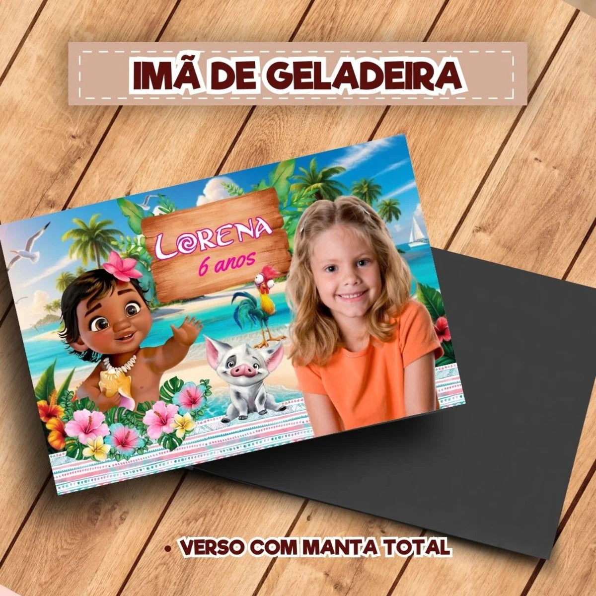 20 Ímãs De Geladeira Moana