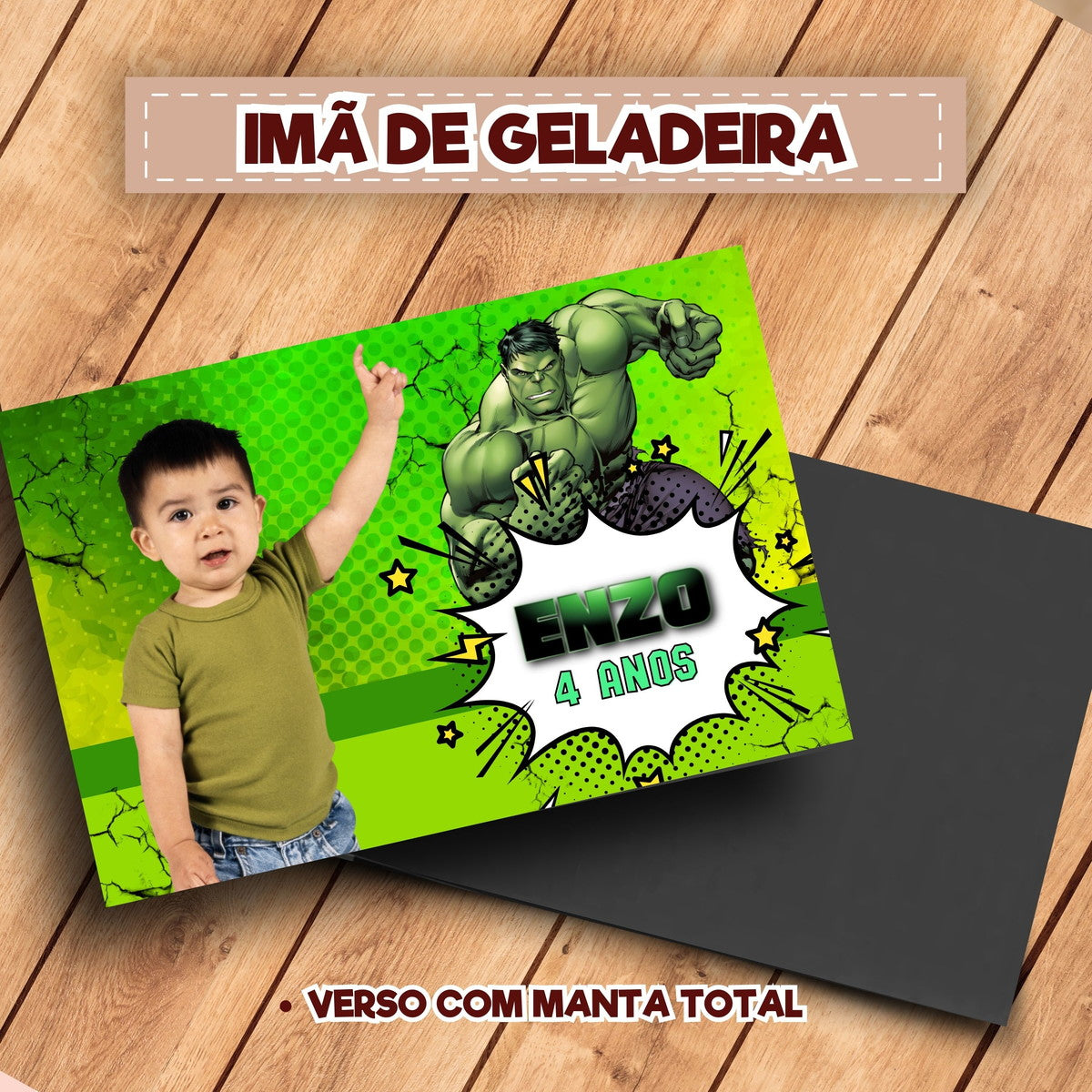 20 Ímãs De Geladeira Hulk