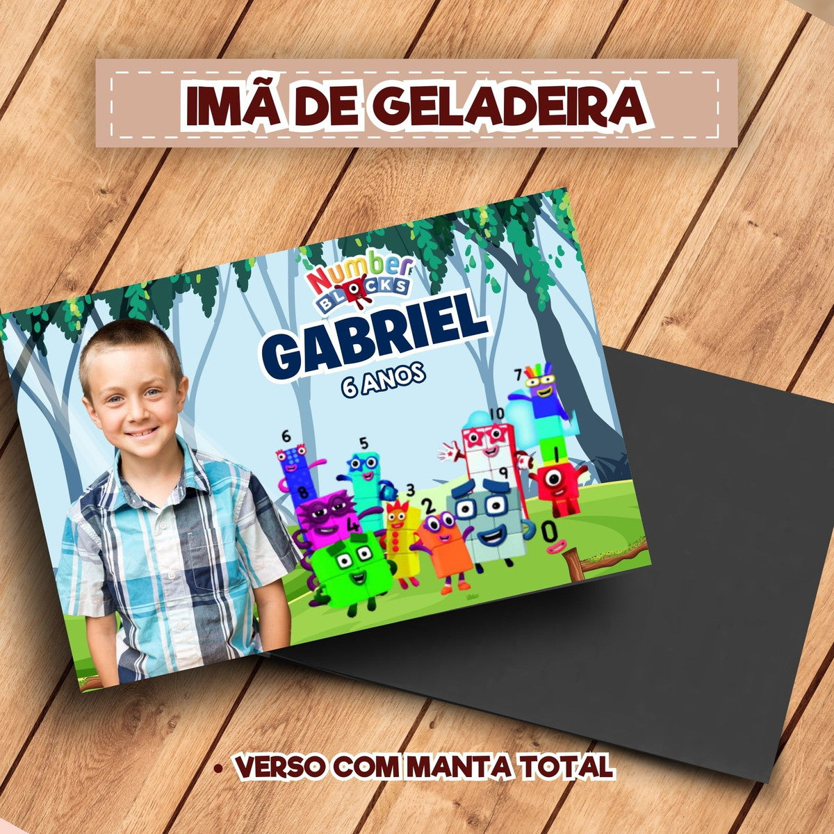 20 Ímãs De Geladeira Number Blocks