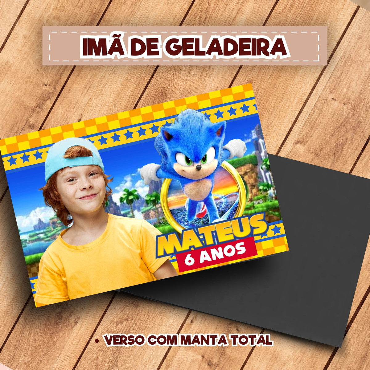 20 Ímãs De Geladeira Sonic