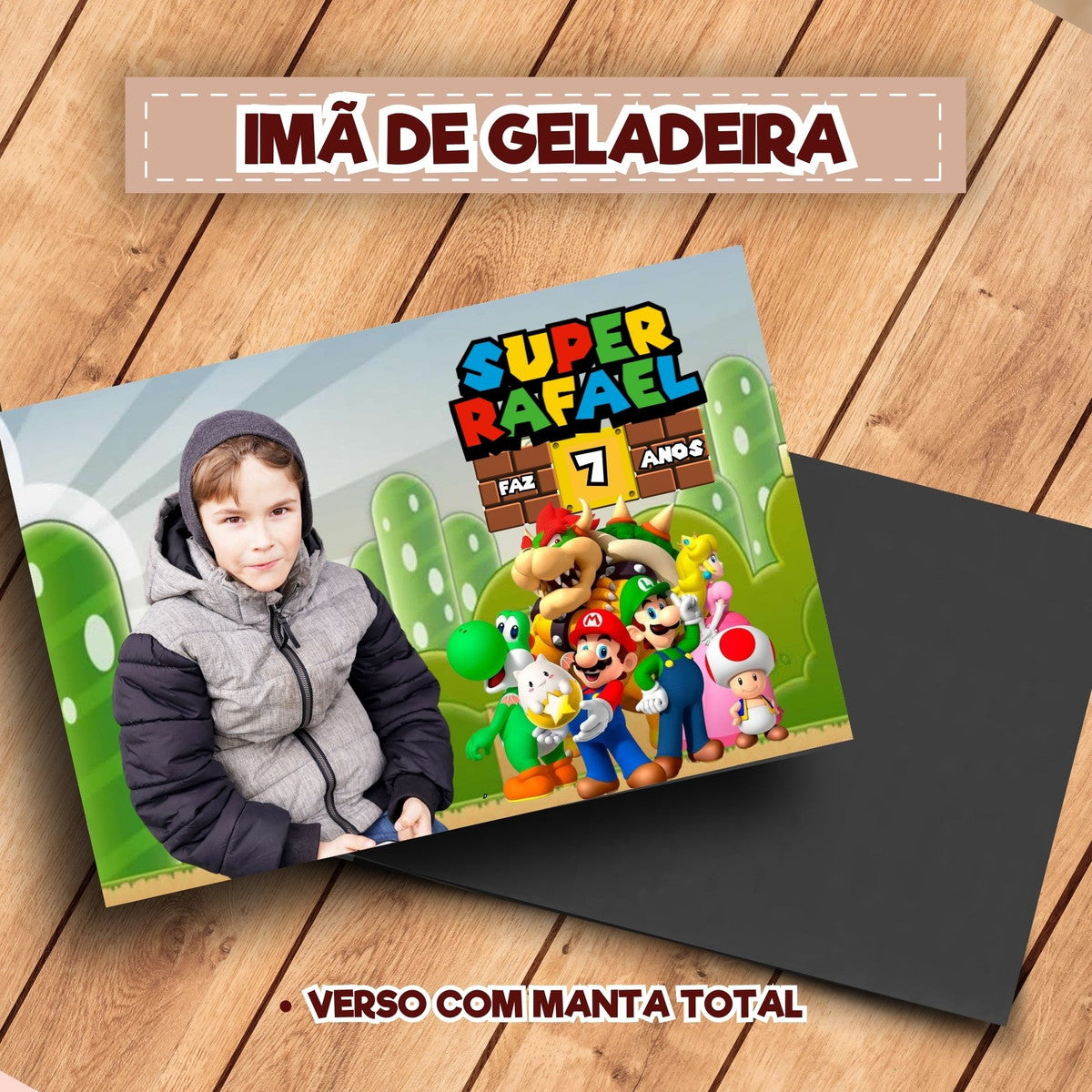 20 Ímãs De Geladeira Super Mario