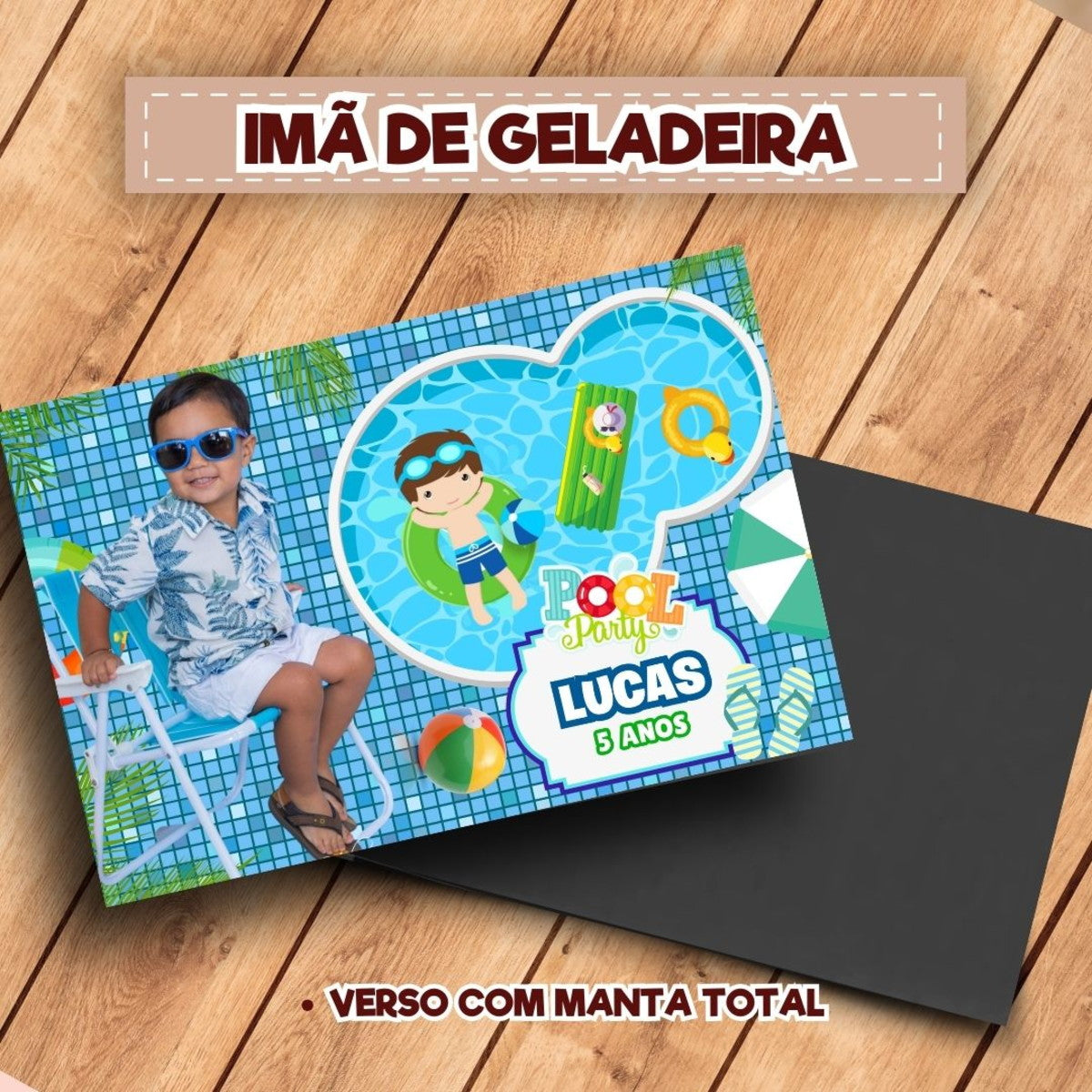 20 Ímãs De Geladeira Pool Party