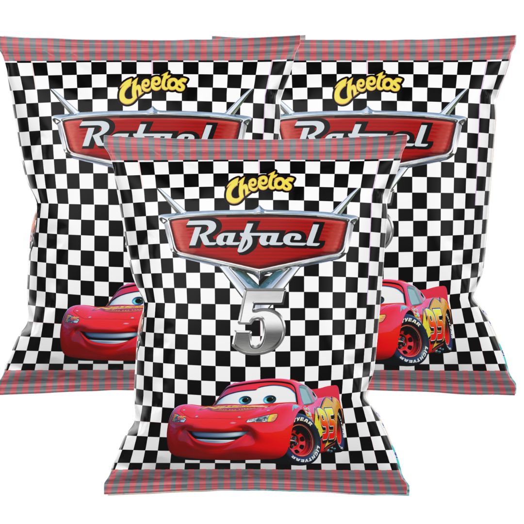 Kit 10 Embalagens para Salgadinho - Rafael (Carros)