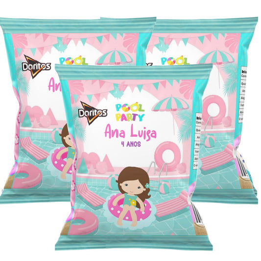 Kit 10 Embalagens para Salgadinho - Ana Luísa (Tema infantil)