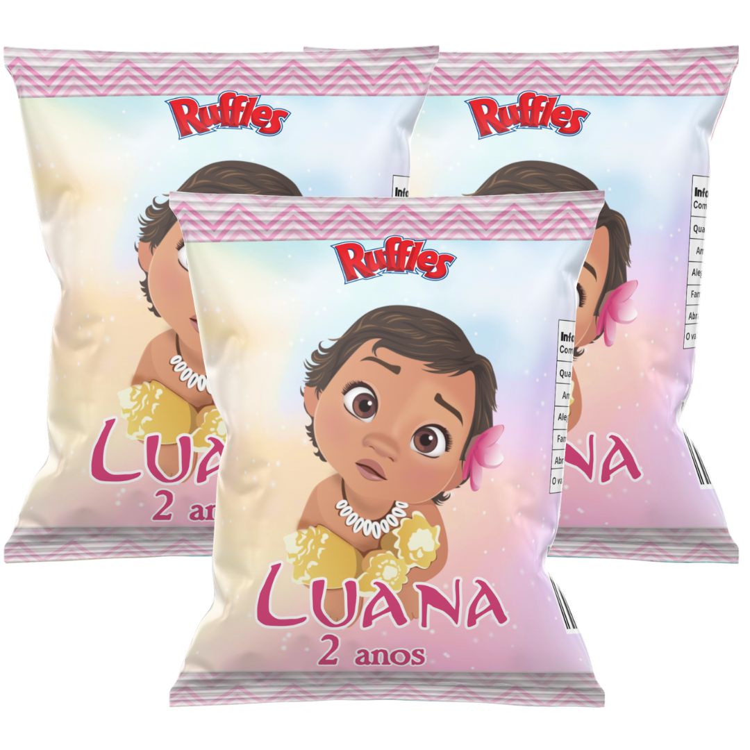 Kit 10 Embalagens para Salgadinho - Luana (Princesa)