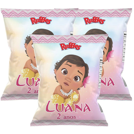 Kit 10 Embalagens para Salgadinho - Luana (Princesa)