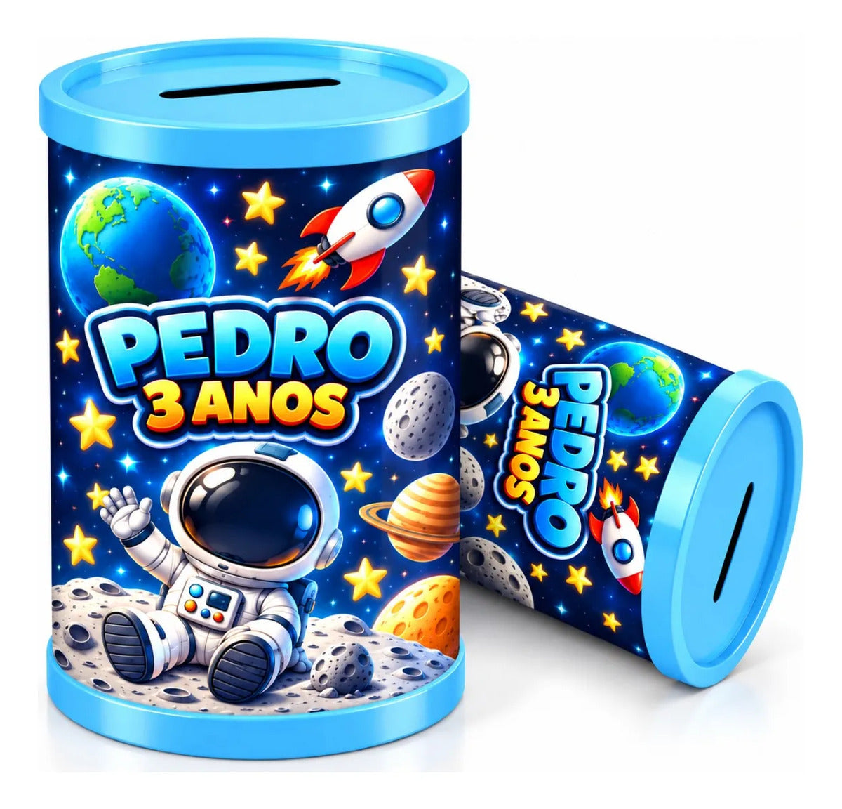 COFRINHO PERSONALIZADO ASTRONAUTA (KIT COM 10)