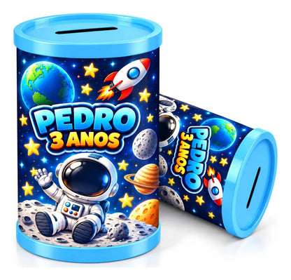 COFRINHO PERSONALIZADO ASTRONAUTA (KIT COM 10)