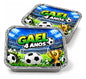 KIT 20 MARMITINHAS DE ALUMÍNIO FUTEBOL