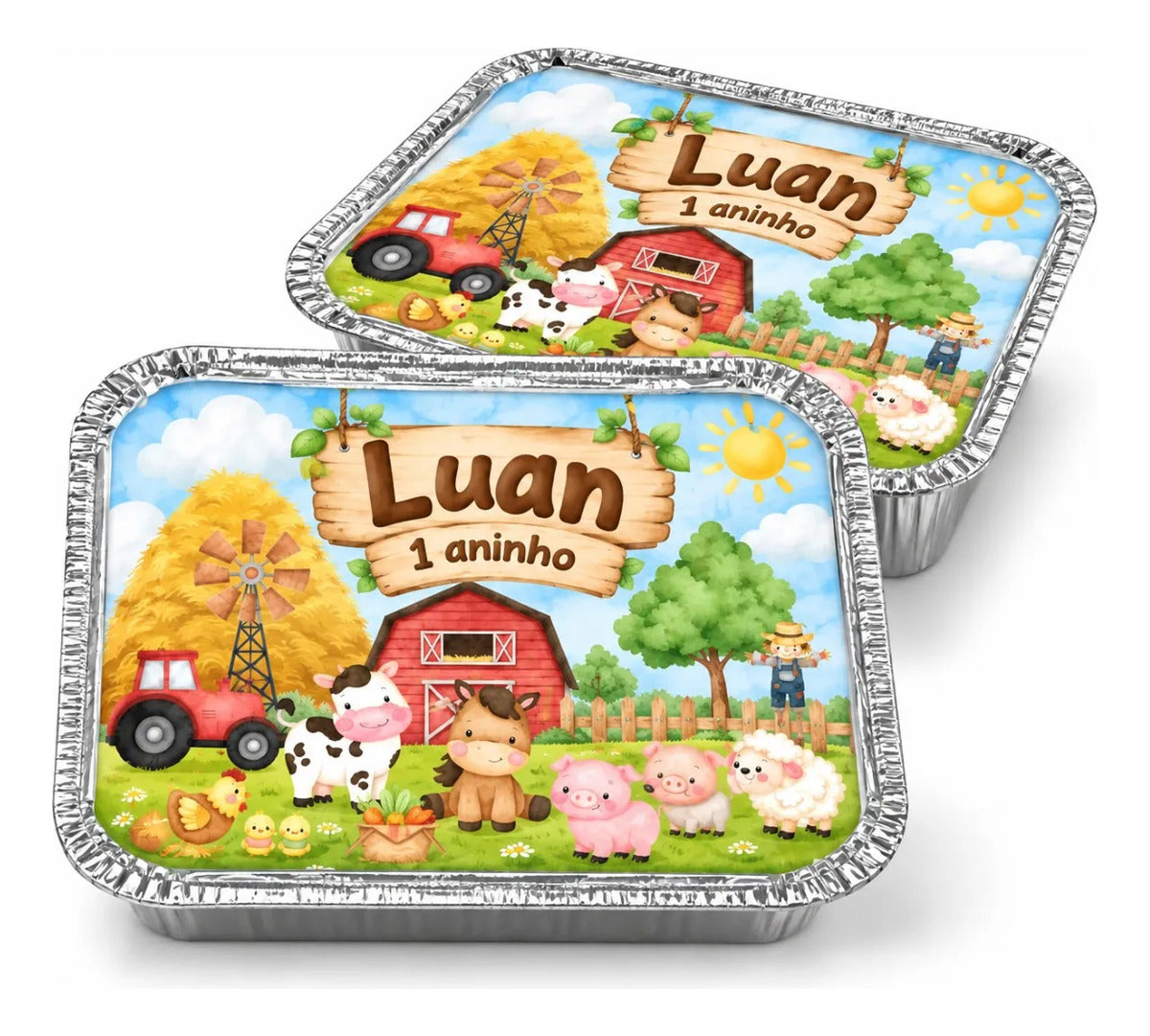 KIT 20 MARMITINHAS DE ALUMÍNIO FAZENDINHA 2
