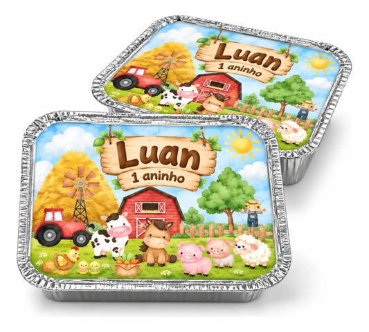KIT 20 MARMITINHAS DE ALUMÍNIO FAZENDINHA 2