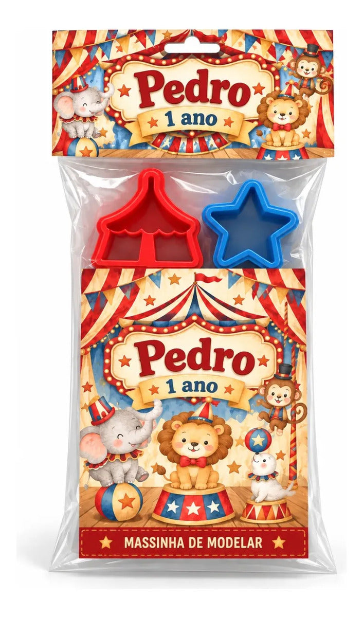 Kit 10 Massinhas Personalizadas Cachorrinhos