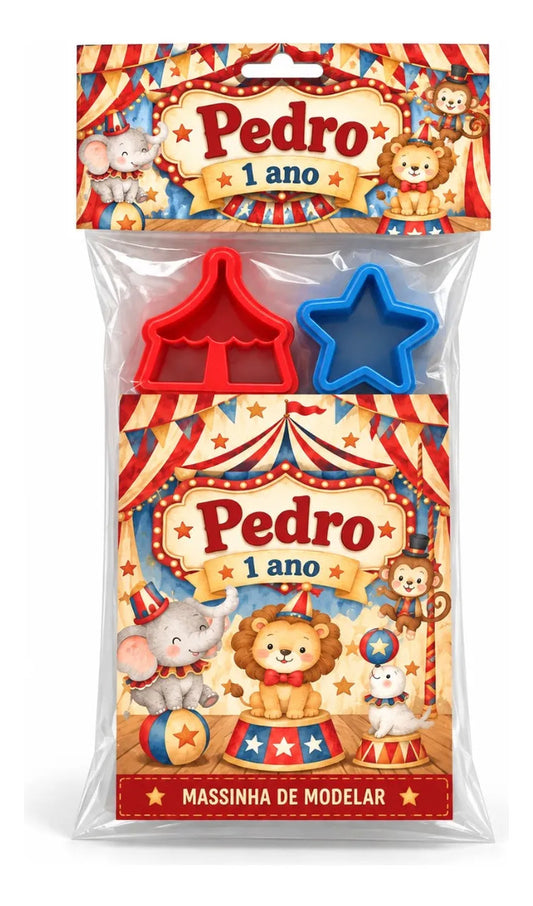 Kit 10 Massinhas Personalizadas Cachorrinhos