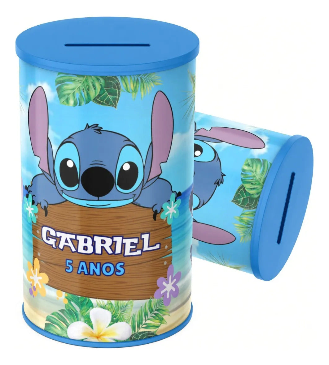 COFRINHO PERSONALIZADO STITCH (KIT COM 10)