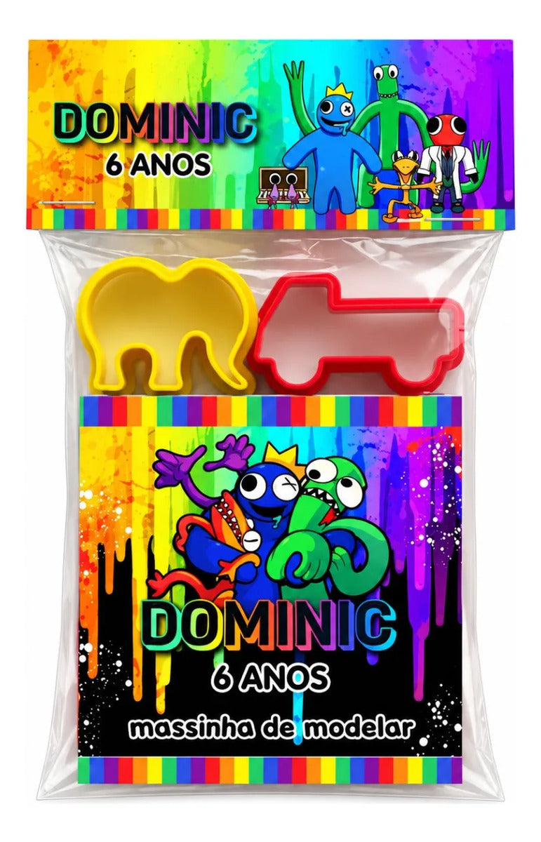 Kit 10 Massinhas Personalizadas Floresta Encantada