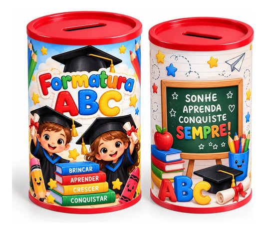 COFRINHO PERSONALIZADO FORMATURA ABC  (KIT COM 10)
