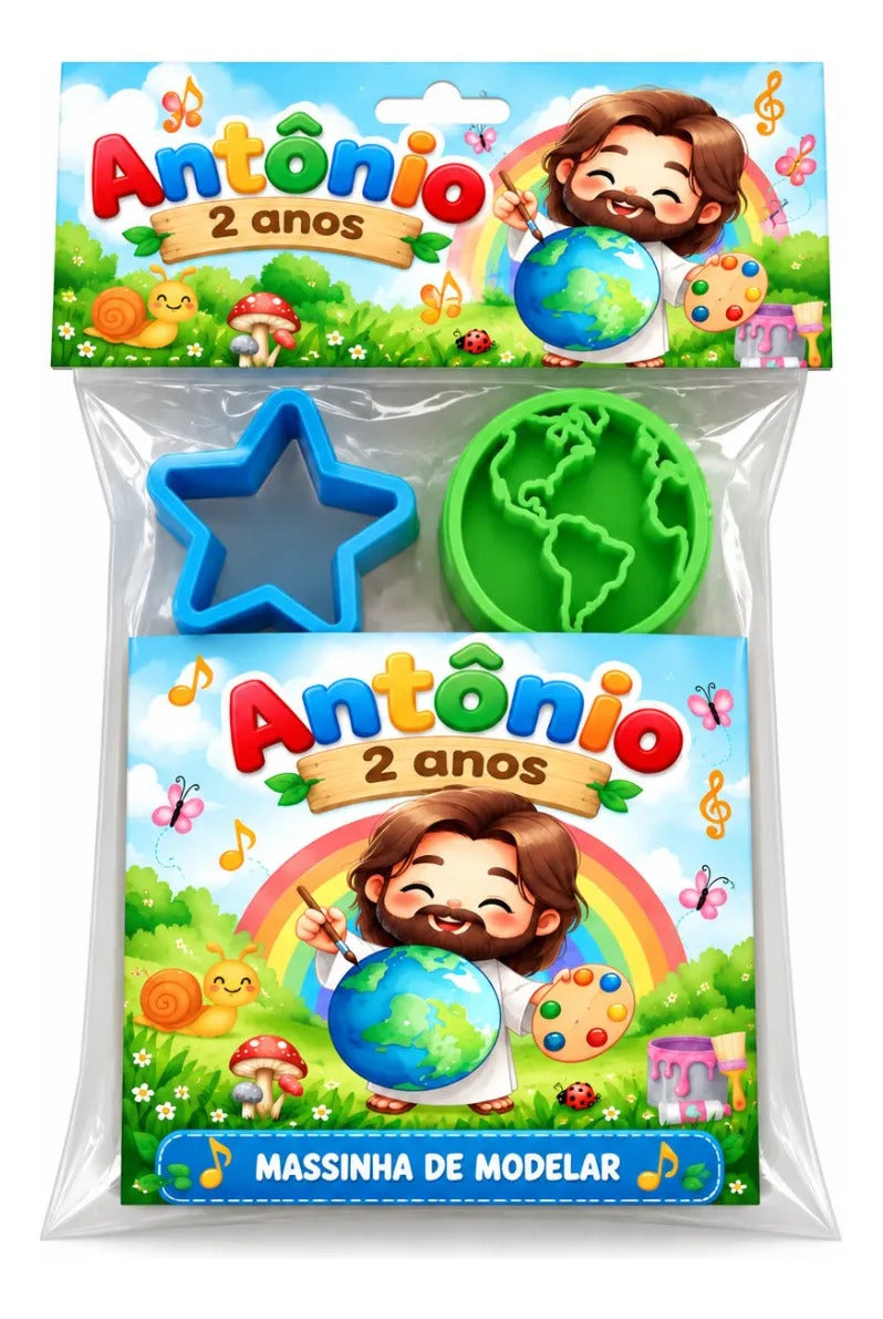 Kit 10 Massinhas Personalizadas Futebol