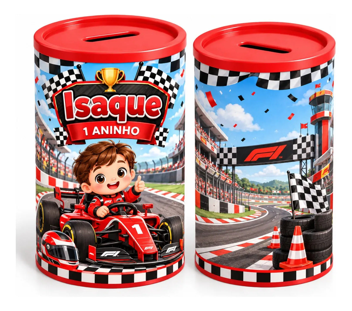 COFRINHO PERSONALIZADO FÓRMULA 1  (KIT COM 10)