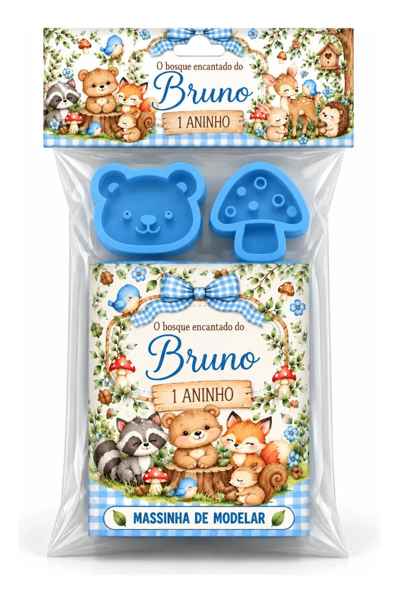 Kit 10 Massinhas Personalizadas Jardim das Fadas