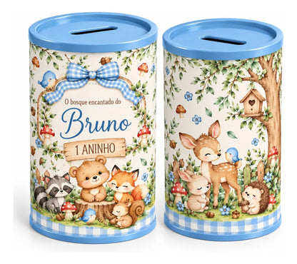 COFRINHO PERSONALIZADO BOSQUE ENCANTADO 2  (KIT COM 10)