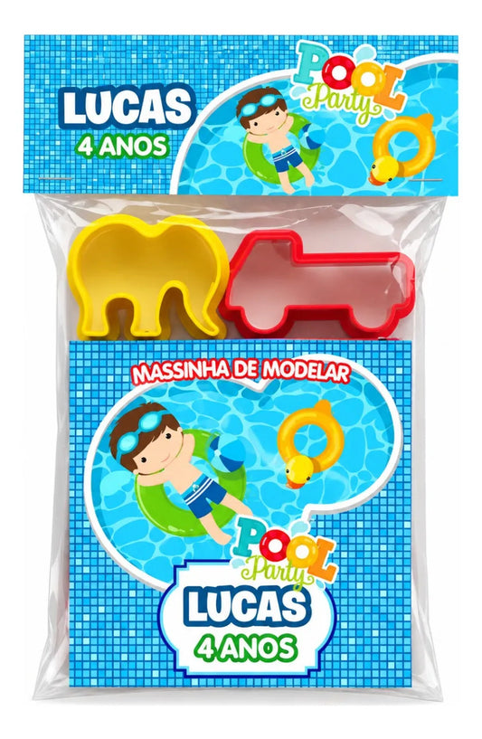 Kit 10 Massinhas Personalizadas Jardim Floral