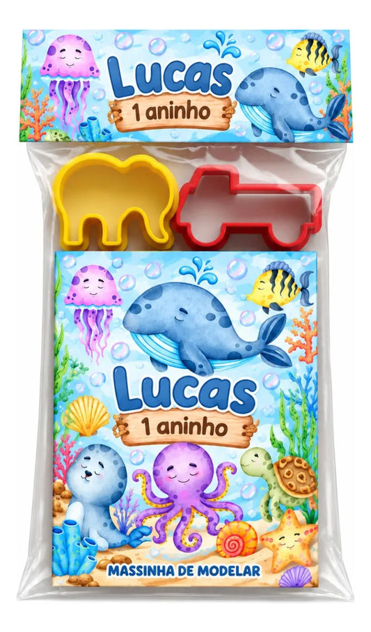 Kit 10 Massinhas Personalizadas Borboletas