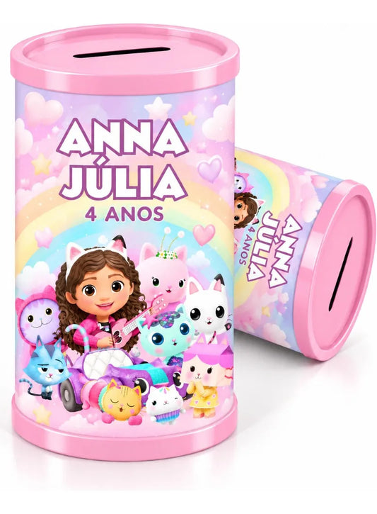 COFRINHO PERSONALIZADO CASA MÁGICA DA GABBY (KIT COM 10)