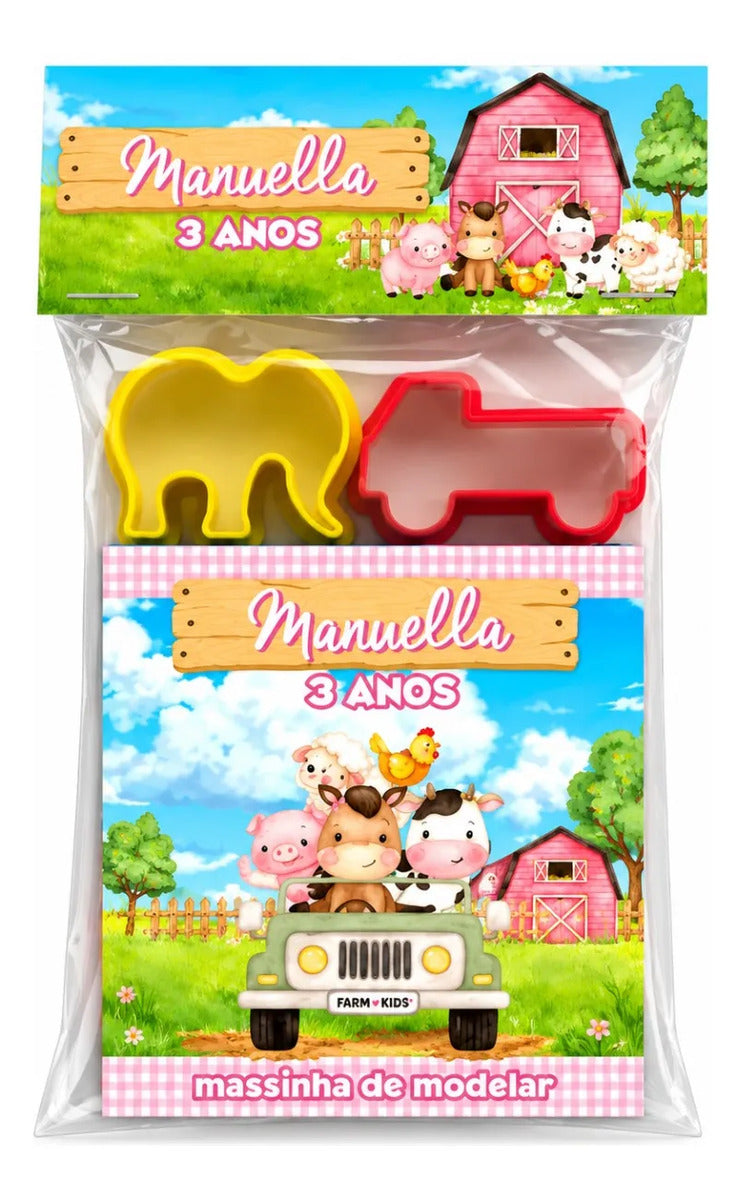 Kit 10 Massinhas Personalizadas Bosque