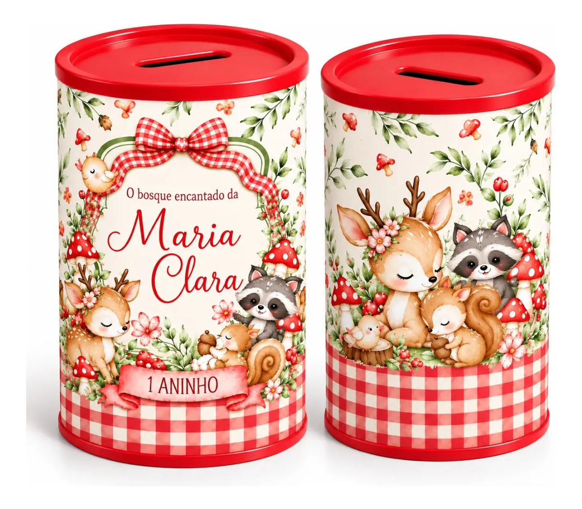 COFRINHO PERSONALIZADO BOSQUE ENCANTADO 3  (KIT COM 10)