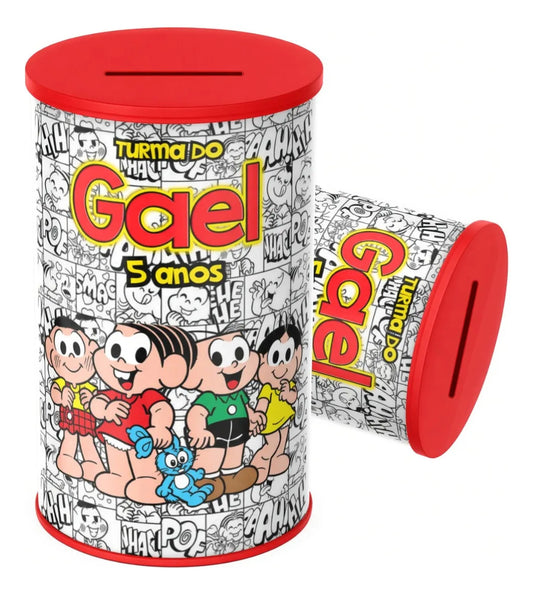COFRINHO PERSONALIZADO TURMA DA MÔNICA  (KIT COM 10)