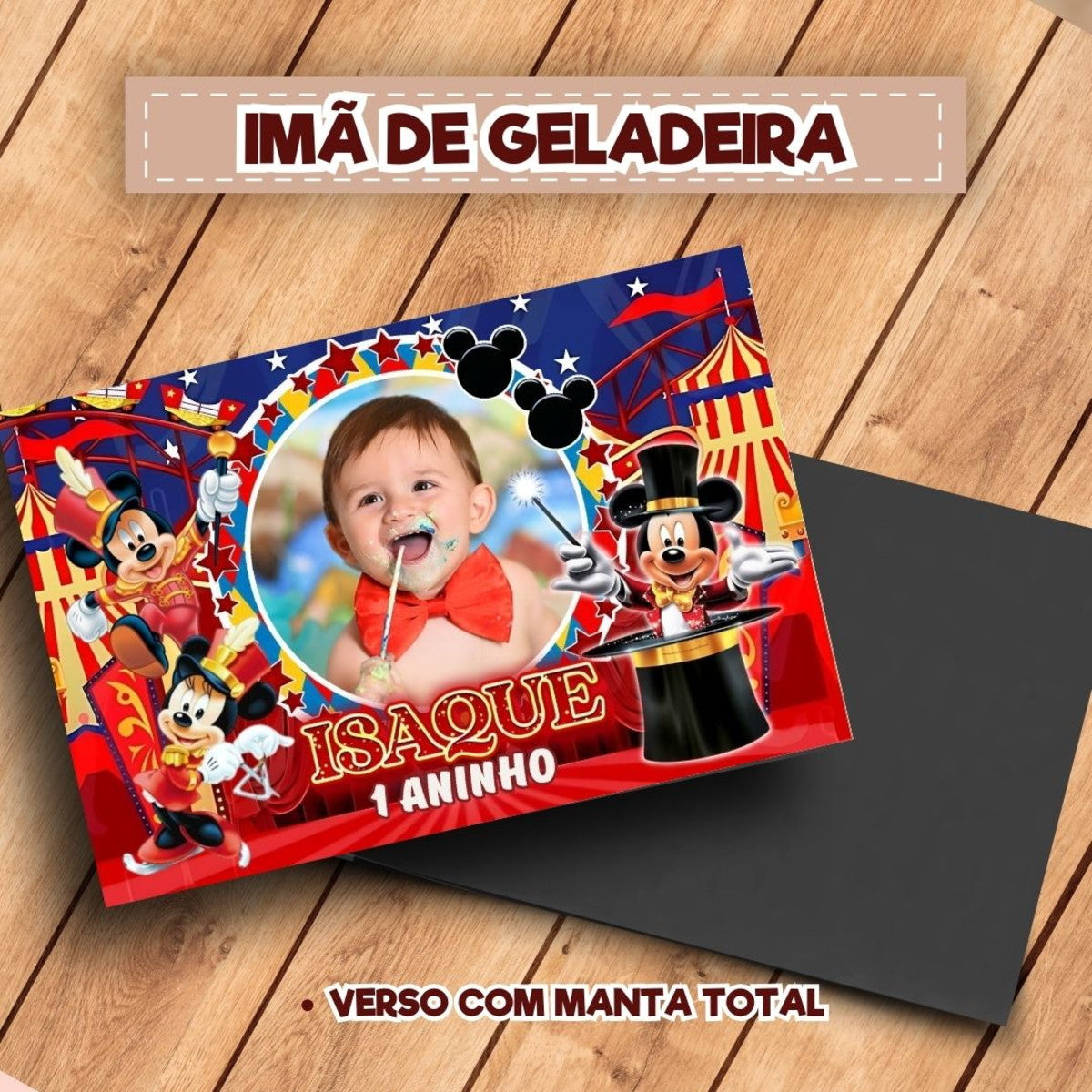 20 Ímãs De Geladeira Circo do Mickey