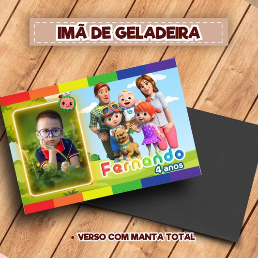 20 Ímãs De Geladeira Cocomelon