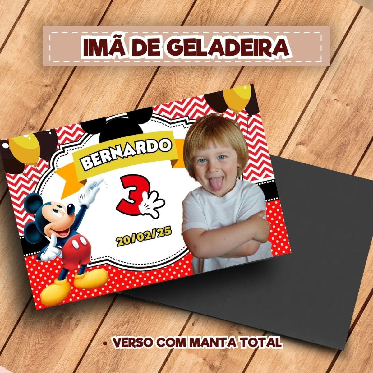 20 Ímãs De Geladeira Mickey