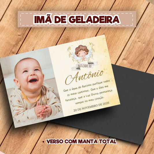 20 Ímãs De Geladeira Batizado