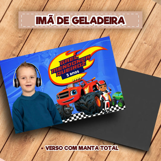 20 Ímãs De Geladeira Blaze and the monster machine