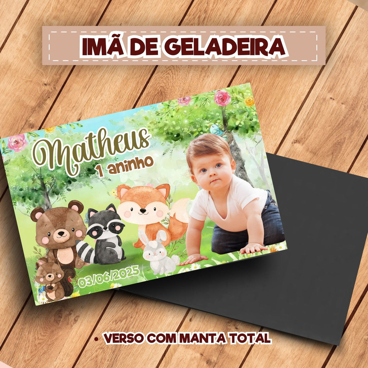 20 Ímãs De Geladeira Bosque Encantado