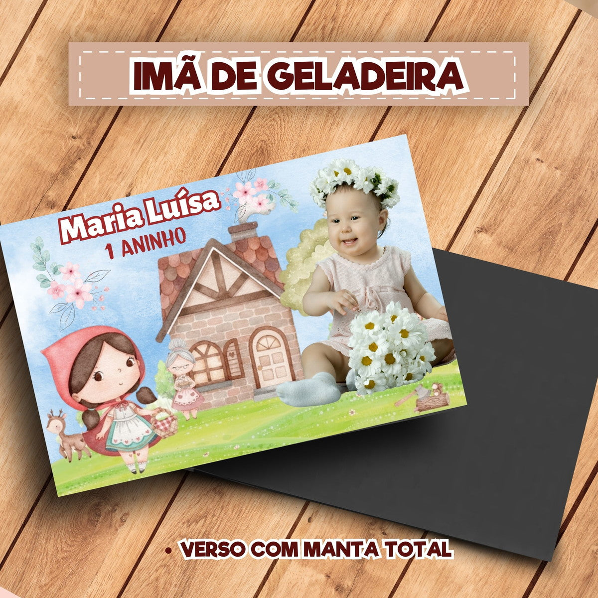 20 Ímãs De Geladeira Chapeuzinho Vermelho