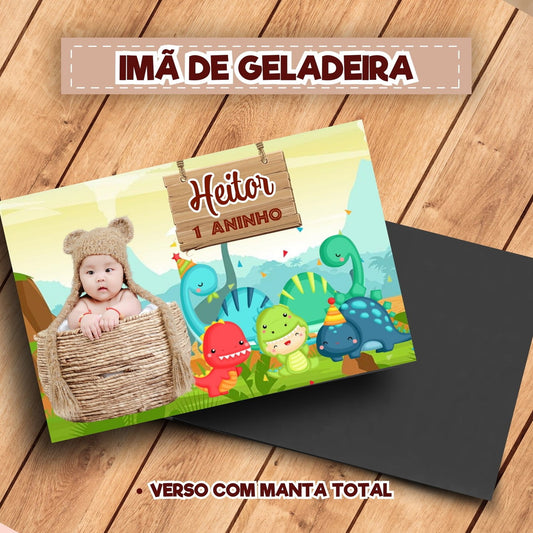 20 Ímãs De Geladeira Dino Baby