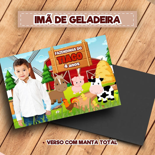 20 Ímãs De Geladeira Fazendinha