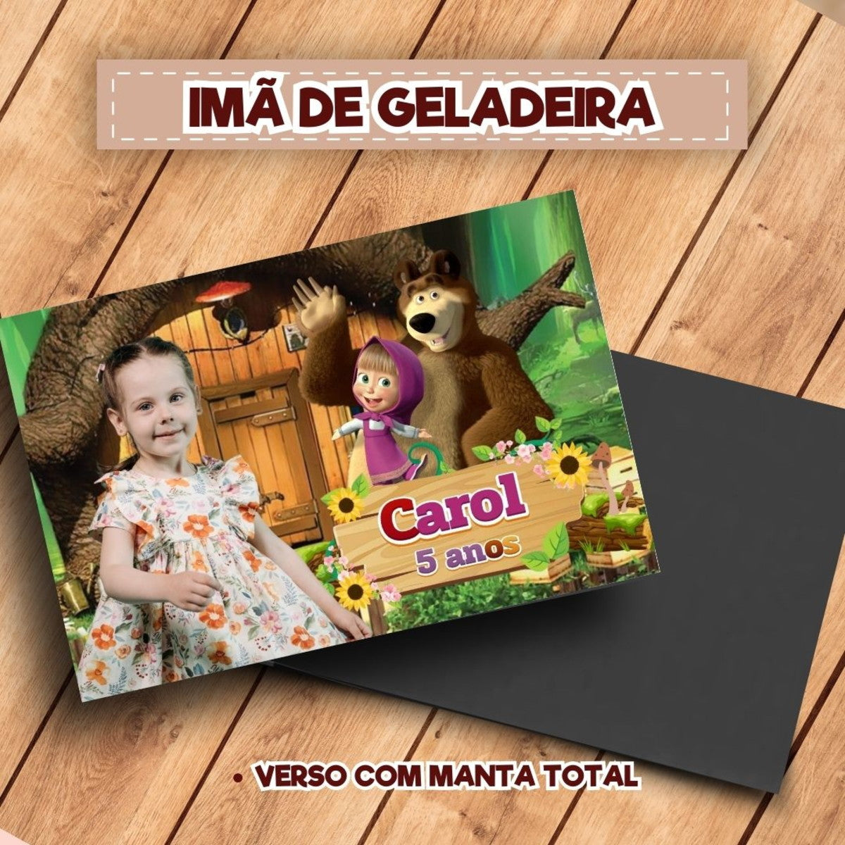 20 Ímãs De Geladeira Masha e o Urso