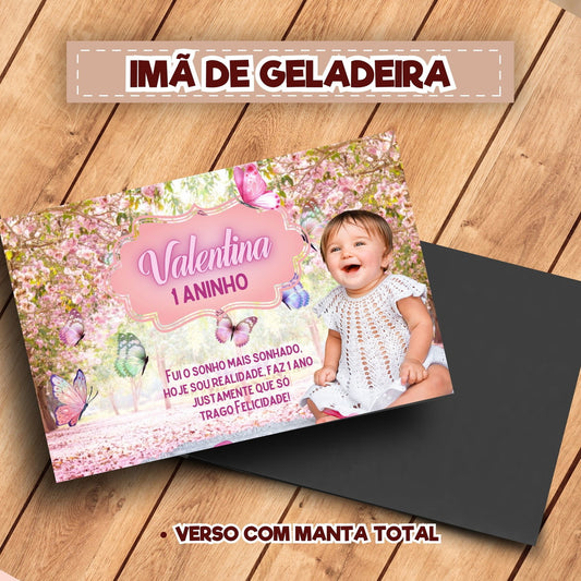 20 Ímãs De Geladeira Jardim das Borboletas