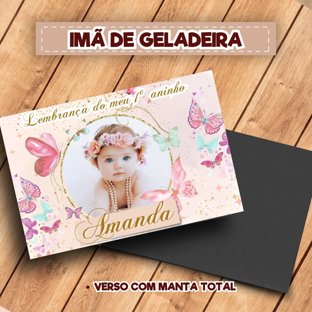 20 Ímãs De Geladeira Jardim das Borboletas