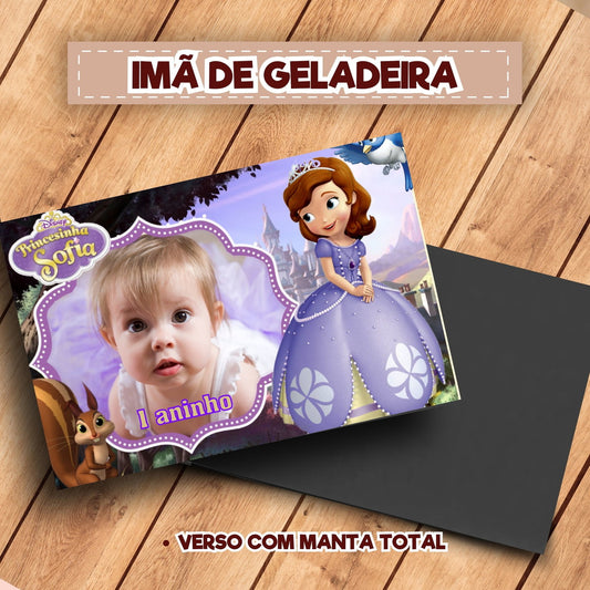 20 Ímãs De Geladeira Princesa Sofia