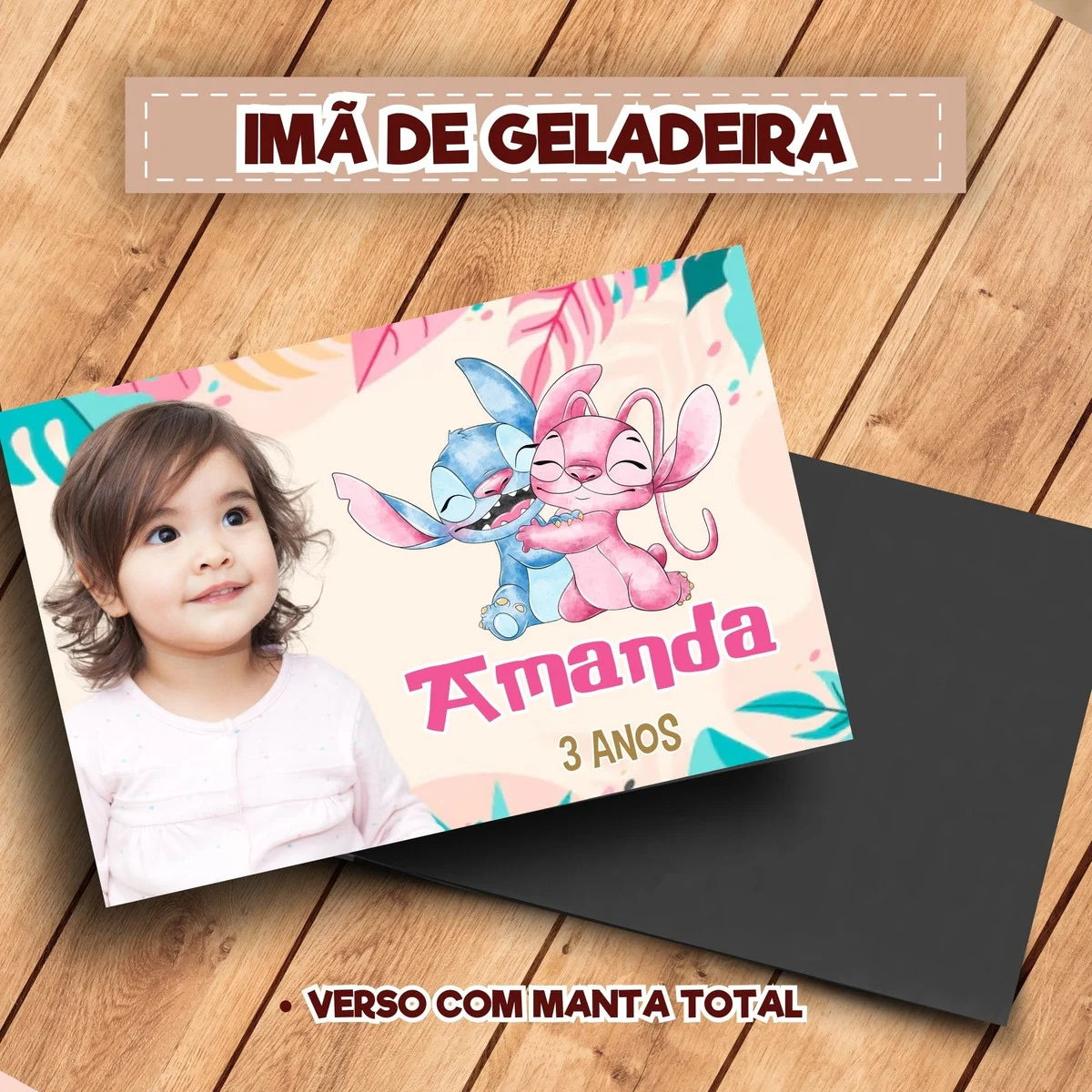 20 Ímãs De Geladeira Stitch e Angel