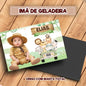 20 Ímãs De Geladeira Safari Baby
