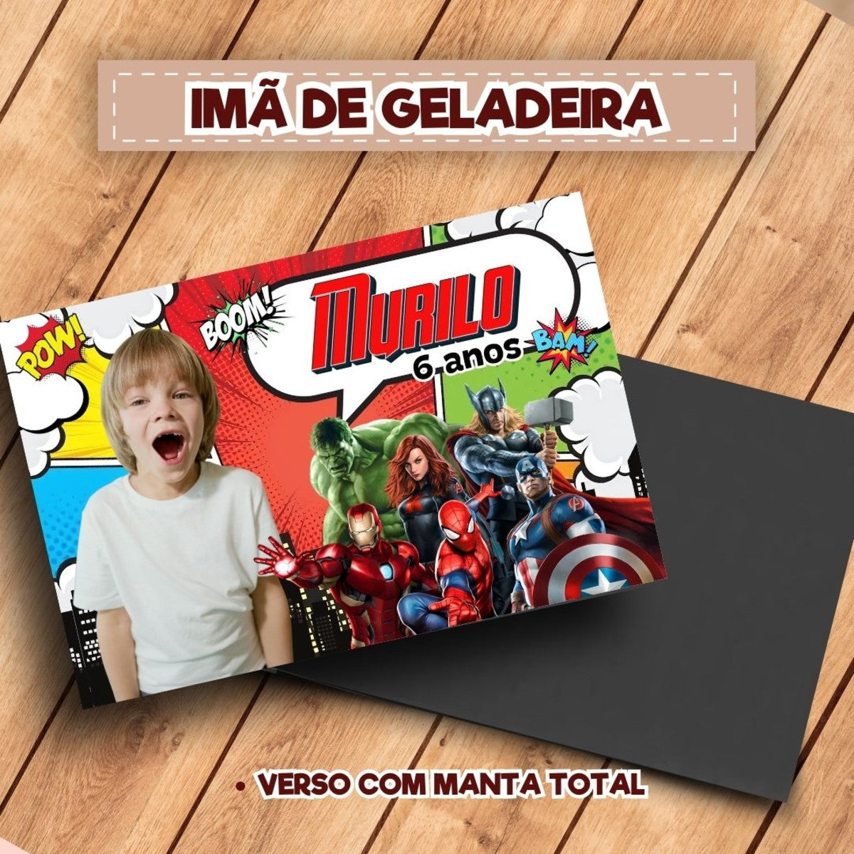 20 Ímãs De Geladeira Vingadores