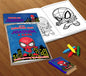 10 Kit Colorir Homem Aranha Cute (livrinho + Giz De Cera)