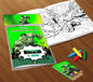 10 Kit Colorir Hulk (livrinho + Giz De Cera)
