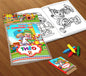 10 Kit Colorir Patati Patatá (livrinho + Giz De Cera)
